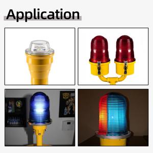 Colori su misura forma di luci di avvertimento a prova di esplosione modellate e luci di pista dell'aeroporto copertura della lampada di <span class=keywords><strong>vetro</strong></span> - Product Image 6