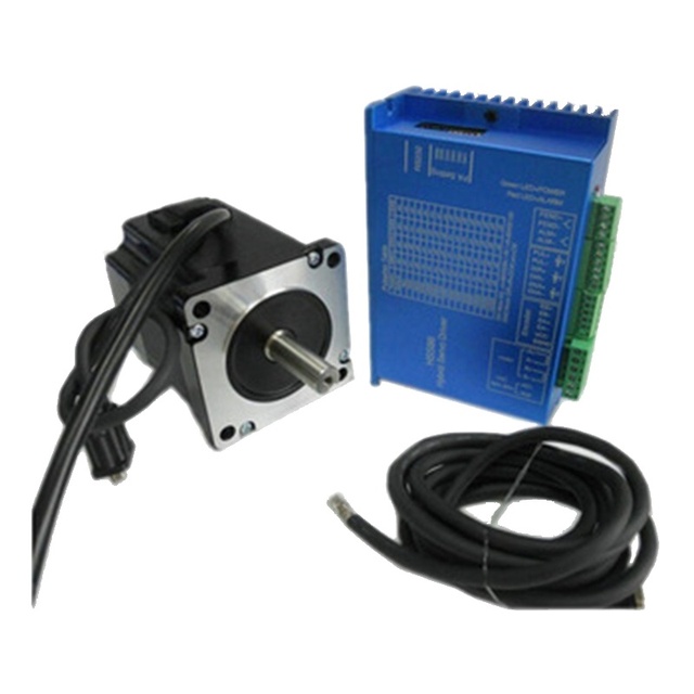 57mm Closed Loop Stepper Motor with Driver and 3M Cables / 2.2N.m Closed Loop Stepper Motor / JK57HS82-4204BFED-01