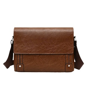 Nouvelle <span class=keywords><strong>sacoche</strong></span> en PU <span class=keywords><strong>horizontale</strong></span> décontractée, sac à bandoulière, <span class=keywords><strong>sacoche</strong></span> d'ordinateur, sac messager en cuir de haute qualité pour hommes - Product Image 6