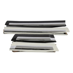Bandes de moulage argentées garniture latérale moulure de porte latérale chromée bande de grattage de porte décorative pour <span class=keywords><strong>Toyoyta</strong></span> Land Cruiser - Product Image 6