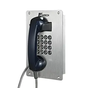 KNTECH Telephone Line Powered Vandal Resistant Telephones for Public Area Emergency Call KNZD-07B