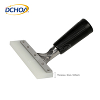 6 pouces raclette enveloppes de vinyle outils carte blanche dure outil de teinture raclette de verre Architectural