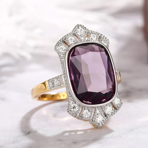 Anello Rettangolare dal Design Vintage in Stile Francese per Donne - Product Image 4