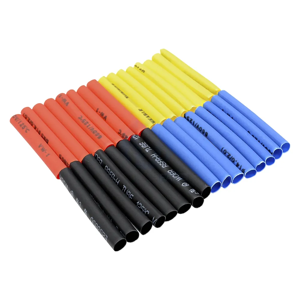 328P Heat Shrink Tubing Wire Wrap Cable Sleeve Assortment 2:1 Electric Insulation Tube Kit 5 Color 8 Size