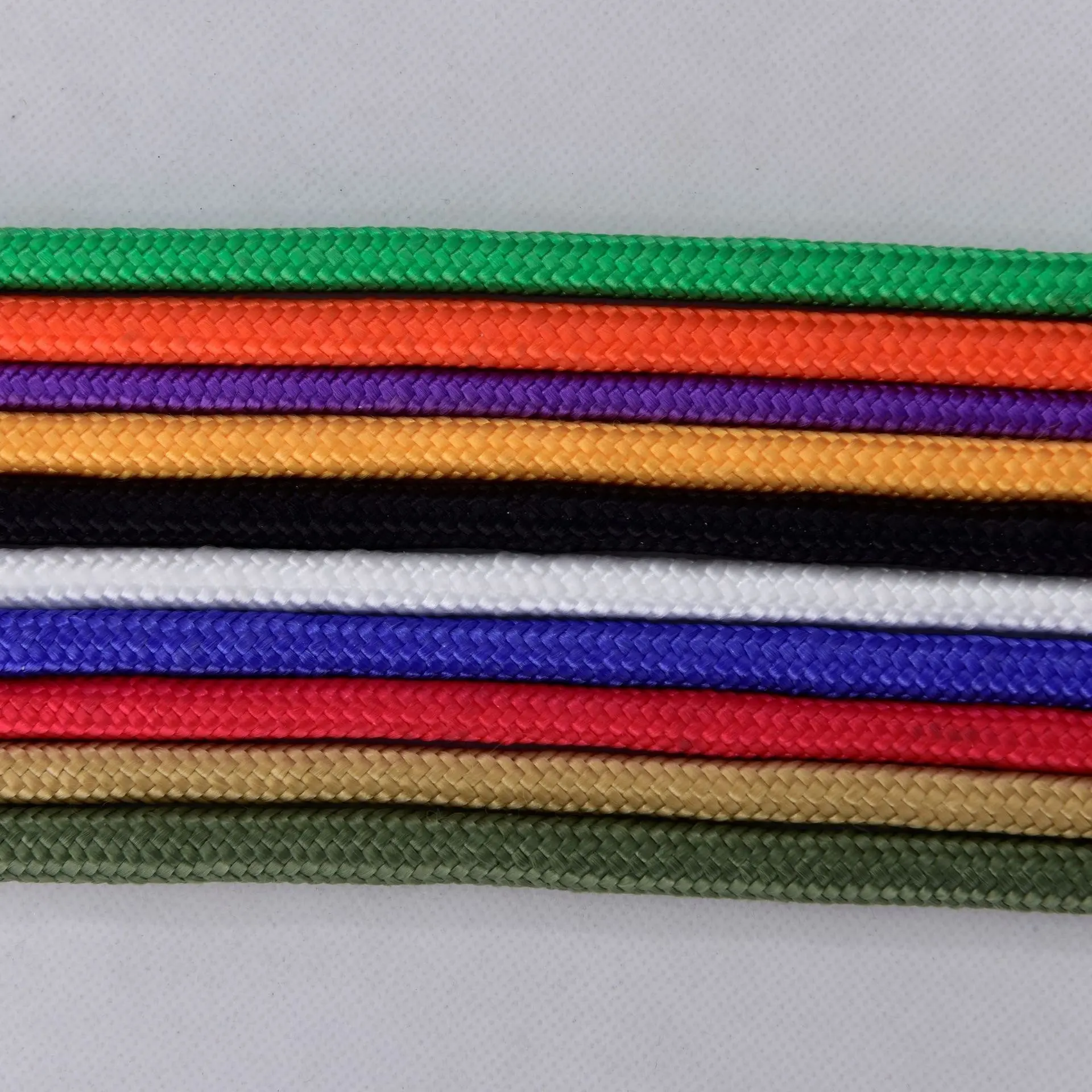 เสาธงเชือกโพลีไนลอนหลากสี,ราวแขวนผ้าโพรพิลีนอุปกรณ์สำหรับตั้งแคมป์เหมาะสำหรับผูกเชือก