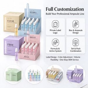 Collection d'ampoules professionnelles apaisantes et calmantes CICA Centella Madecassoside pour peaux sensibles, réparation douce, soin tonifiant quotidien OEM - Product Image 5