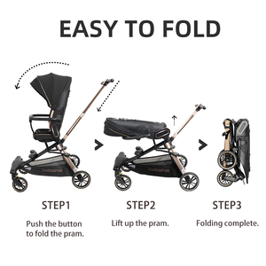 รถเข็นเด็กแรกเกิด รถเข็นเด็กจีน ผู้ผลิตรถเข็นเด็ก รถเข็นเด็กน้ำหนักเบา <span class=keywords><strong>Baobaohao</strong></span> V16 - Product Image 5