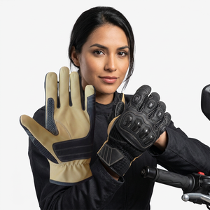 Gants de moto de course en cuir véritable et polyuréthane imperméables avec écran tactile Keven Impex KI-RG070 de haute qualité - Product Image 1
