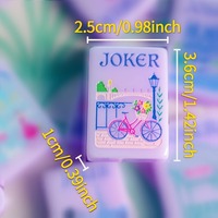Ensemble de mahjong de luxe de style américain, 160 tuiles, 1,2 pouce, étui de voyage portable, 4 joueurs, soirée en famille