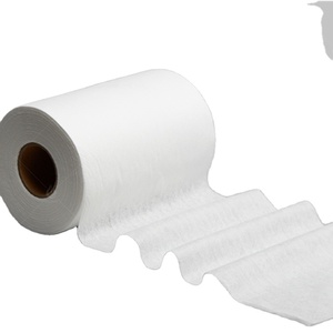 Tissu non tissé spunlace à haute absorption (55 % pâte de bois, 45 % polyester) pour lingettes de nettoyage – Rouleau de tissu non tissé à usage polyvalent - Product Image 1