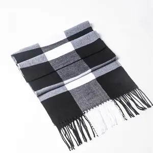 Женские шарфы 2021, кашемировый клетчатый шарф, популярный винтажный фирменный зимний шарф с геометрическим рисунком, пончо и накидка