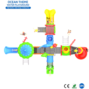 <span class=keywords><strong>Parque</strong></span> Acuático Grande al Aire Libre <span class=keywords><strong>con</strong></span> Toboganes de Agua <span class=keywords><strong>con</strong></span> Temática de Ballenas y <span class=keywords><strong>Delfines</strong></span> para Hoteles, Resorts y Parques Comunitarios - Product Image 3