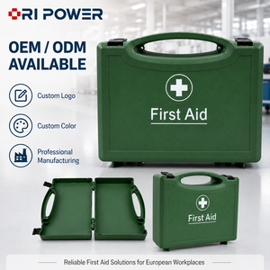 ORIPOWER Trousse de premiers <span class=keywords><strong>secours</strong></span> portable en plastique rigide <span class=keywords><strong>vide</strong></span>, boîte de rangement médical pour le bureau, l'atelier, les situations d'urgence - Product Image 3
