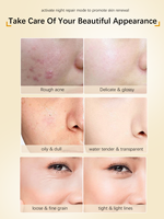 30 Masques de nuit en gelée, blanchissants et éclaircissants, hydratants en profondeur, à l'astaxanthine et à la crème d'œuf, contenant de la niacinamide