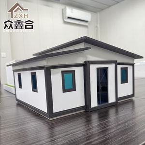 맞춤형 20ft 배송 컨테이너 홈 모델, 건축 디스플레이 마켓, 평면 및 피치 지붕 스타일 사용 가능 - Product Image 3