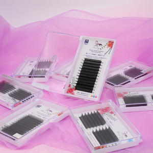 Lash Tech-extensiones de pestañas en forma de Yy color negro, hechas a mano, naturales, 8mm a 14mm, mezcla de tamaños, 10 Uds. - Product Image 3