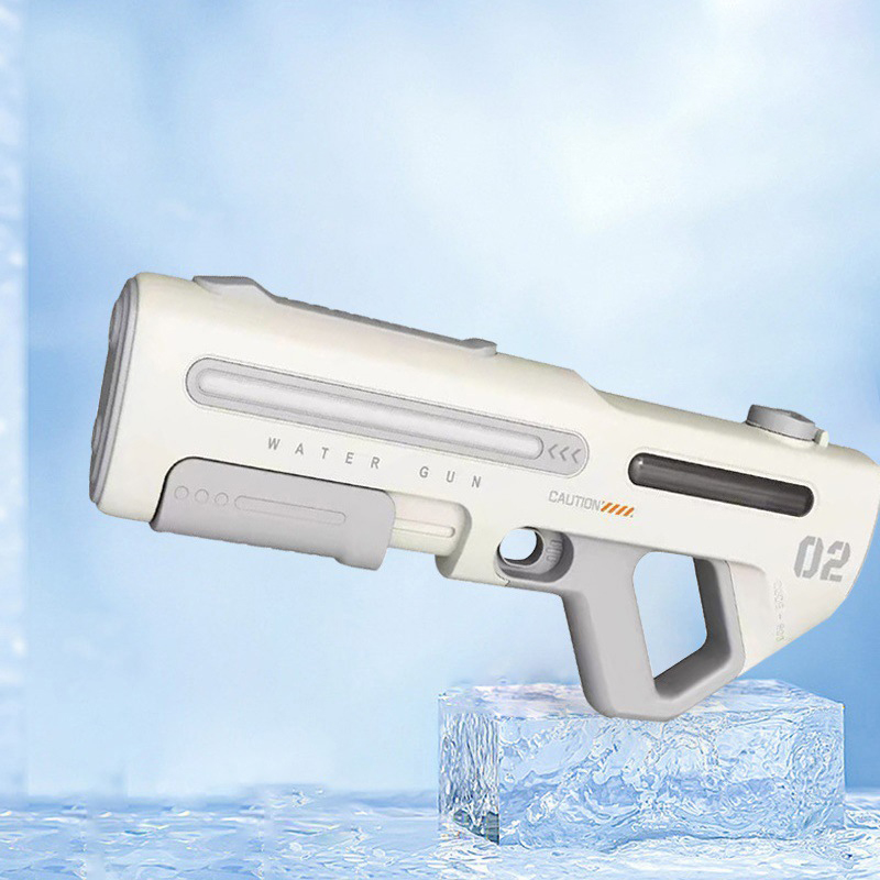 Electric water gun with self-priming