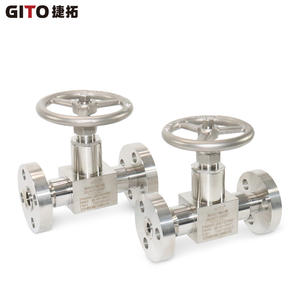 Vanne à opercule à bride forgée filetée DN15, haute pression 32 MPa, à commande manuelle pour eau, huile et gaz - Product Image 2