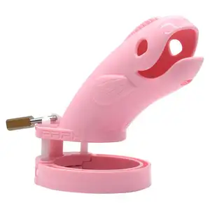 Khóa gay BDSM nô lệ nô lệ quan hệ tình dục dương vật cho mọc sừng quan hệ tình dục đồ chơi Silicone Nam chastity Cock lồng nhựa nam chastity lồng sissy - Product Image 1