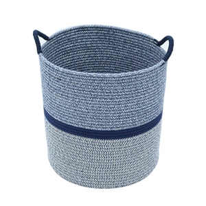 Panier de rangement en coton durable, benne domestique moderne avec poignée, pour le linge en vrac - Product Image 6