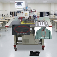 Machine à découper et à coudre au laser pour poches de chemises polo, pantalons, jeans et autres vêtements