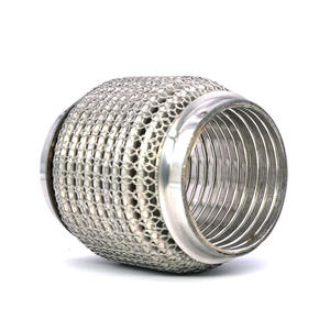 नई ऑटोमोबाइल निकास लचीला नालीदार पाइप के साथ आंतरिक ब्रेडेड स्टील निकास पाइप के साथ नए वाहन निकास - Product Image 2