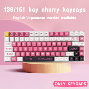 Juego de teclas EVA 08 Cherry Profile PBT Key Caps para teclas de teclado mecánico <span class=keywords><strong>GMK</strong></span> - Product Image 2