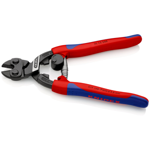 KNIPEX 71 12 200 Cortadores diagonales de doble palanca CoBolt con empuñaduras multicomponentes, diseño delgado, negro 200 mm - Product Image 2