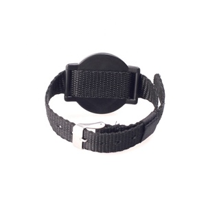 Có thể điều chỉnh tùy chỉnh mềm Nylon Webbing <span class=keywords><strong>NFC</strong></span> Giao diện dây đeo cổ tay vòng đeo tay 13.56MHz RFID - Product Image 4