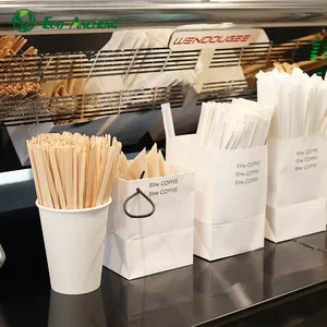 Customized Food Grade Disposable Wooden Coffee Stirrers