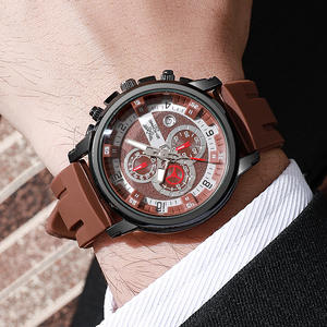 Mens Sport <strong>Watches</strong> Luxury Wrist <strong>Watch</strong> Quartz Clock <strong>Watch</strong> Hot Fashion Men Silicone Chronograph Relogio Masculino - Product Image 6