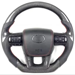 2010-2018 For Toyota's Modify The New Model Perforated Leather And Carbon Fiber Sports Steering Wheel For Toyota Steering Wheel