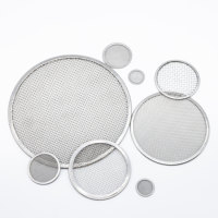 Diskus Filter Kawat Logam Anyaman Lapis Tunggal Baja Anti Karat 304 316L untuk Filtrasi Oli Hidrolik