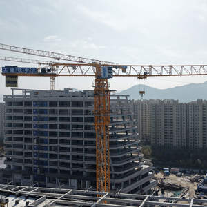 Grúa Torre Plana sin Plataforma Dahan QTZ500(8530) de 25T y 85M de Alcance, con Motor de Alto Momento de Carga, en Venta - Product Image 1