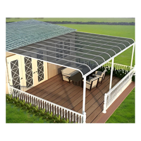 Abri de voiture double moderne en alliage d'aluminium personnalisable, auvent rétractable manuel pour patio extérieur et jardin, écologique et anti-corrosion