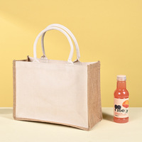 Sacs en toile de jute écologiques, réutilisables, durables, personnalisés, sacs cadeaux en lin avec cordon de serrage, mini pochette en jute