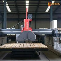 Scie à pont infrarouge automatique haute précision Kunheng pour la découpe de dalles de granit et de marbre, machine de traitement de carreaux de pierre