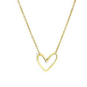 <span class=keywords><strong>Set</strong></span> di Gioielli Trendy in Acciaio Inossidabile 316L Placcato Oro 18K con Cuore in Madreperla Bianca per Donne, Collana e <span class=keywords><strong>Orecchini</strong></span> Impermeabili - Product Image 5