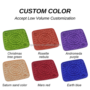 2024 nouvelle planète chat et chien tapis de léchage Silicone nourriture lente ventouses pour animaux de compagnie plaque de léchage couverts chat et chien ventouses - Product Image 6