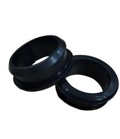 Al por mayor: Anillas y tapones de goma de silicona en forma de T, protectores de cables, tapas de goma de tamaño personalizado, negras antideslizantes