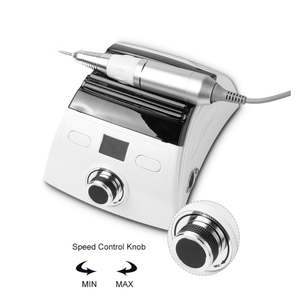 Torno de taladro de uñas eléctrico profesional, máquina de <span class=keywords><strong>manicura</strong></span> con pantalla LED de 65W con taladro de uñas de repuesto, herramienta de equipo de Arte de uñas - Product Image 3