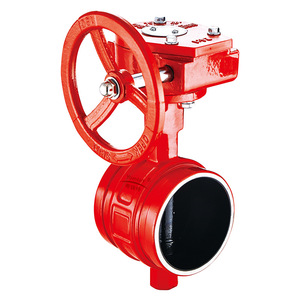 Guangdong Magnesium Special Fire Fighting Butterfly Valve Ductile Iron Grooved Connection With EPDM Lining For Water - Product Image 4