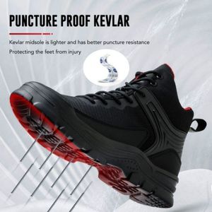 Chaussures <span class=keywords><strong>de</strong></span> sécurité <span class=keywords><strong>de</strong></span> travail, vente chaude, chantier <span class=keywords><strong>de</strong></span> construction, chaussures montantes anti-écrasement, anti-perforation, chaussures <span class=keywords><strong>de</strong></span> sécurité exécutives pour hommes - Product Image 5