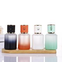 Bouteille diffuseur en verre dépoli vide de 120 ml de haute qualité pour voiture, bouteille d'aromathérapie sans flamme, décoration, nouveau design