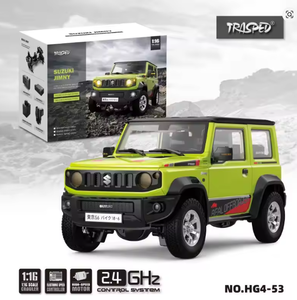 รถบังคับวิทยุ SJY-HG4-53 RC Car ขนาด 1/16 รุ่น JIMNY สำหรับวิ่งบนถนน 2.4Ghz 4 ช่องสัญญาณ รีโมทคอนโทรล 60 เมตร รถโลหะผสม พร้อมไฟ แสงสีเสียง สาย USB - Product Image 2