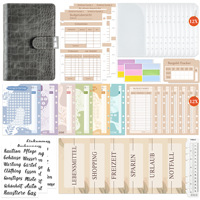 Carnet de notes allemand A6 personnalisé en cuir PU macaron de crocodile journal budget de caisse vente en gros