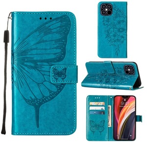 Transsion Infinix Note10 Nổi Bướm Điện Thoại Di Động Da Trường Hợp Với Dây Buộc Moto G50 Thẻ Bảo Vệ Trường Hợp - Product Image 1