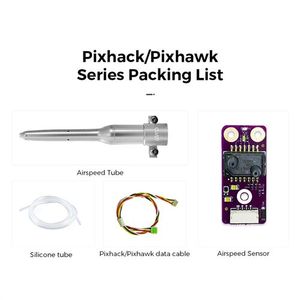 Ventes chaudes CUAV MS5525 Capteur de vitesse aérienne Pixhawk avec tube de Pitot 0.84pa Compteur numérique pour PIX DIY Aile fixe FPV UAV - Product Image 6