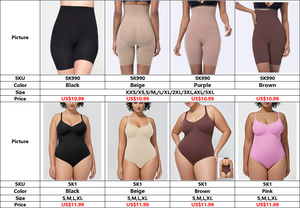 Faja Post-Operatoria a Compressione per Donna, Colore Pelle, Tinta Unita, Supporto Medio, Vendita all'Ingrosso - Product Image 5