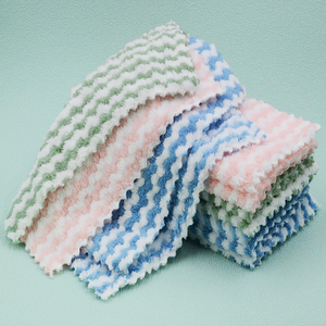 Paños de Cocina de Microfibra de Coral, Absorbentes y de Secado Rápido, Ecológicos, Reutilizables, Tamaños 15*25cm-30*30CM - Product Image 2